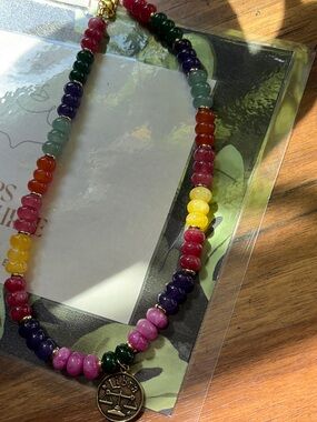 COLORFUL JADE NECKLACE